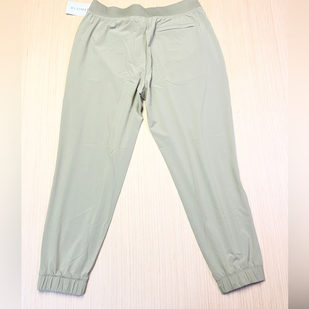 NEW Athleta Brooklyn Mid Rise Ankle Pant Womens 14 Olive Branch - Picture 10 of 12
